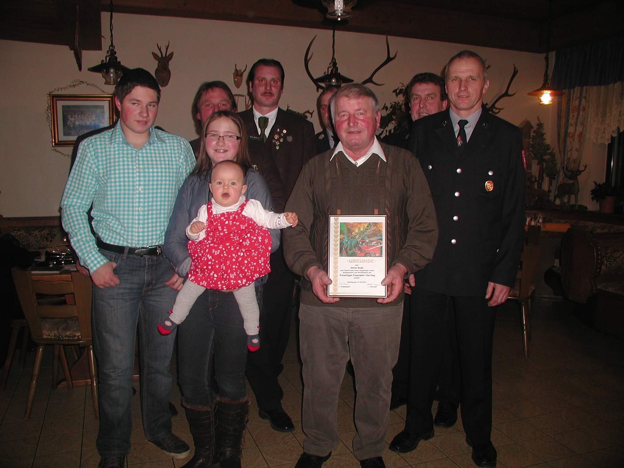 Anton Raab mit Familie Anton Raab mit Familie